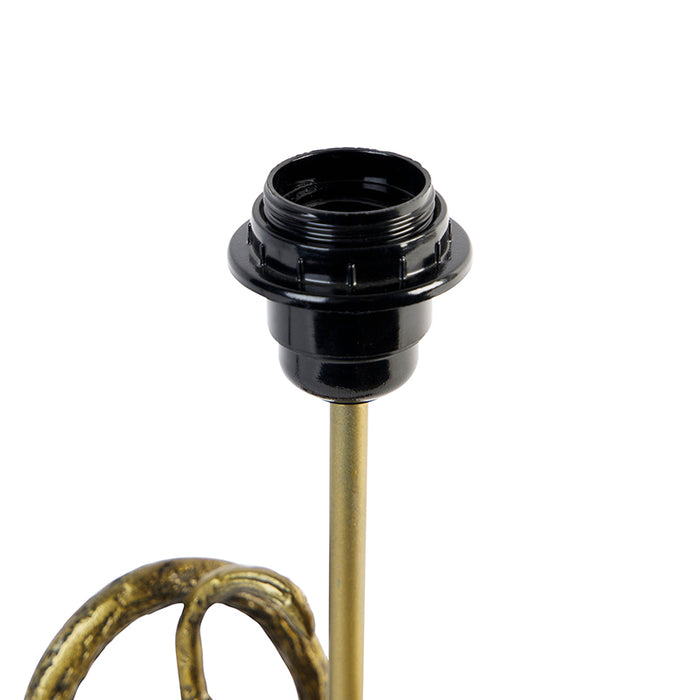 QAZQA Tafellamp animal - Goud|messing - Landelijk - L 205mm