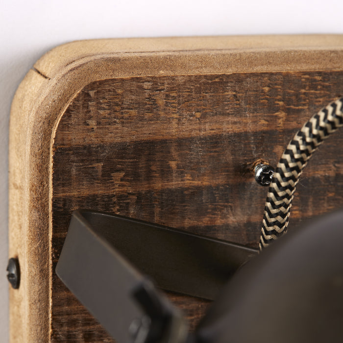 Brilliant Carmen Wood Wandlamp