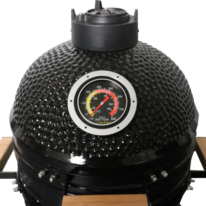 Patton Kamado Grill Table Chef Classic 15" Keramische Barbecue Ø 53 cm