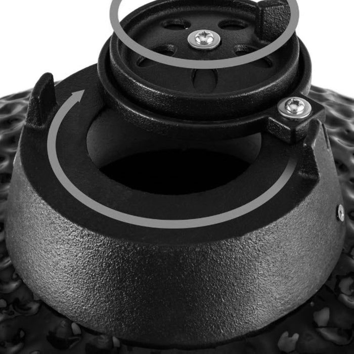 Patton Kamado Grill Table Chef Classic 15" Keramische Barbecue Ø 53 cm