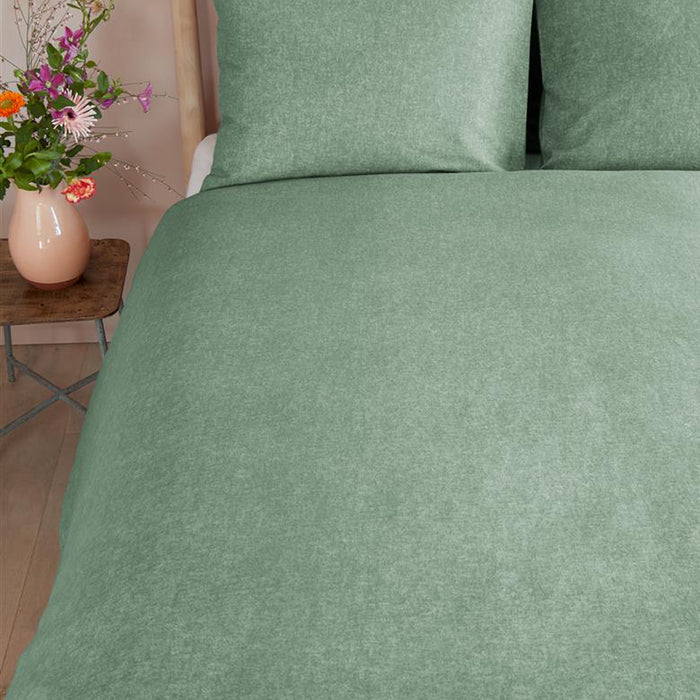 Beddinghouse Frost Dekbedovertrek 200 x 200/220 cm - Grijsgroen