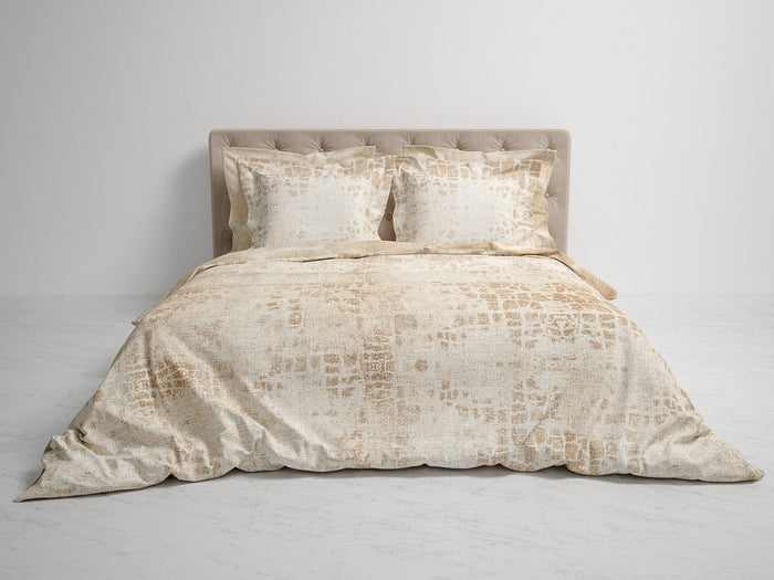 Heckett Lane Dekbedovertrek Katoen Twill Rishi - skin beige