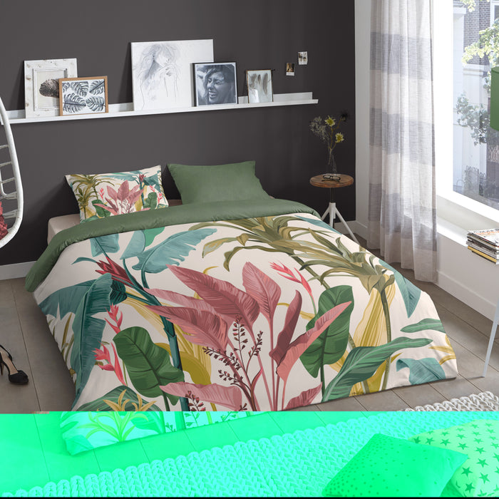 Good Morning Palms Dekbedovertrek 200 x 220 cm - Multi