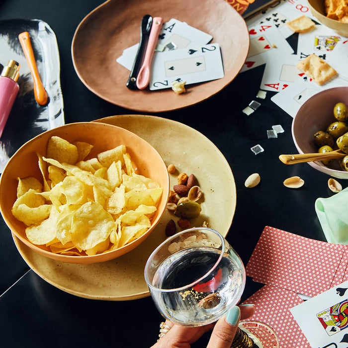 HKliving Bold & Basic Bord Ø 21,5 cm - Set van 2