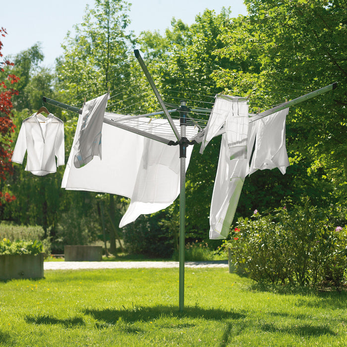 Brabantia Lift-O-Matic Droogmolen 50 m + Grondanker