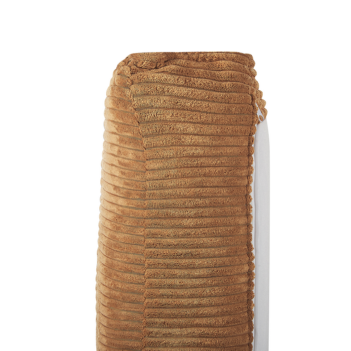 Beliani - VIND - Fauteuil - Lichtbruin - Corduroy