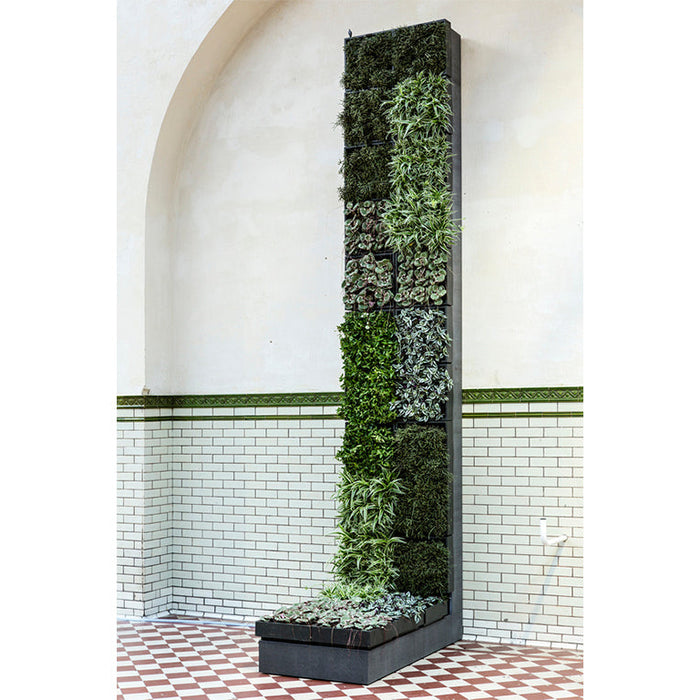 D&M KAROO verticale tuin met potgrond - grijs