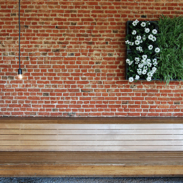 D&M KAROO verticale tuin met potgrond - wit