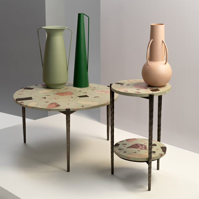 POLSPOTTEN Roman Vaas Set van 4 - Groen