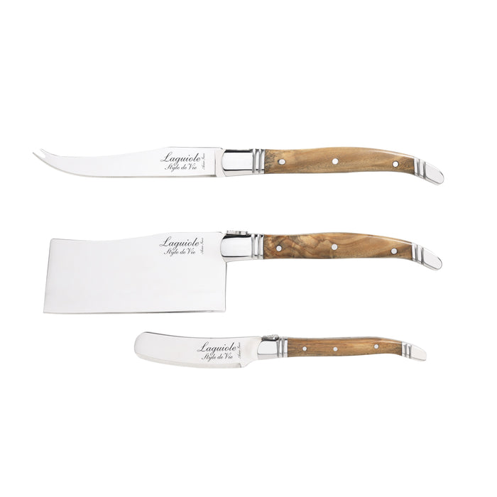 Laguiole Style de Vie Luxury Line Kaasmessenset 3-delig
