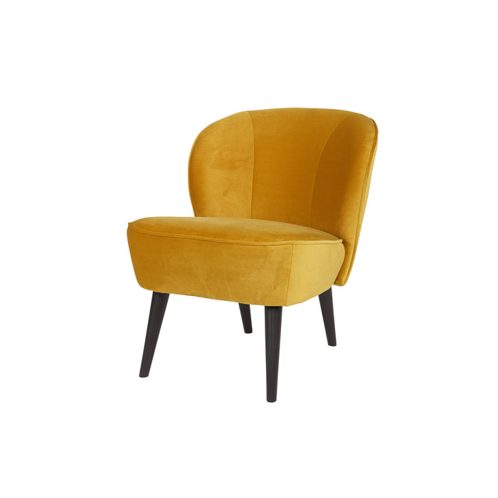 WOOOD Sara Fauteuil - Okergeel