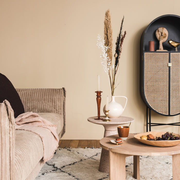 by fonQ Ribbon 3-zitsbank - Rib - Mink