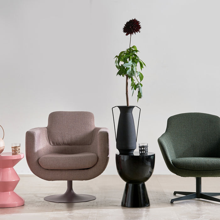 POLSPOTTEN Roman Vaas Set van 4 - Zwart