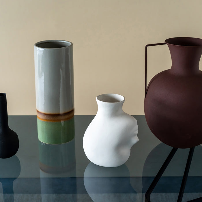 POLSPOTTEN Roman Vaas Set van 4 - Zwart