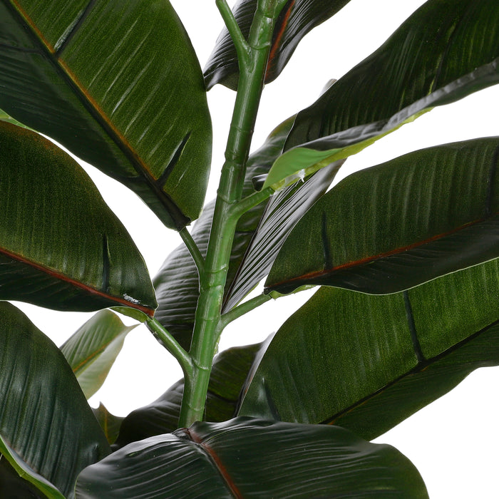 Mica Decorations Rubberplant Kunstplant - H120 x Ø60 cm - Groen