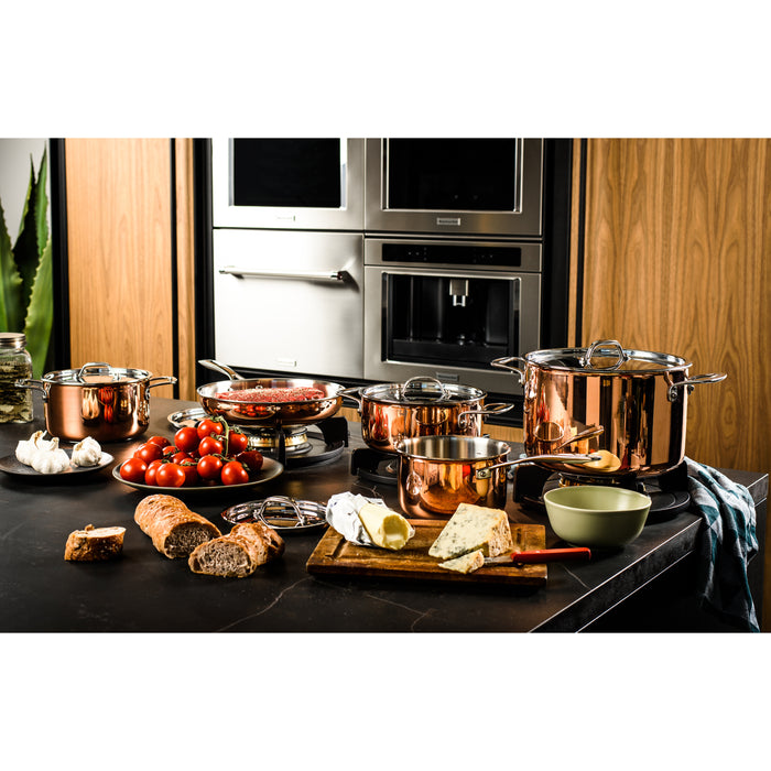 DUCQ 6 delige koperen pannenset (inductie)