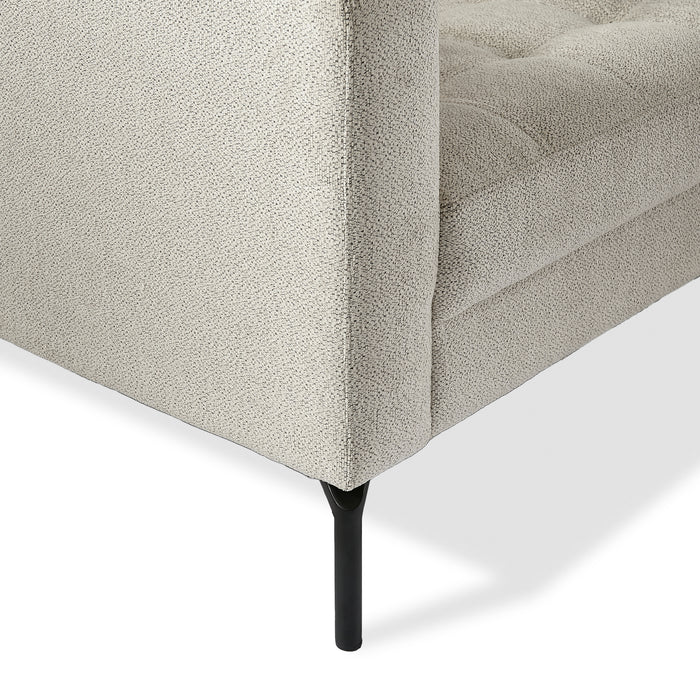 MOOS River Hoekbank Grijs / Ecru Links