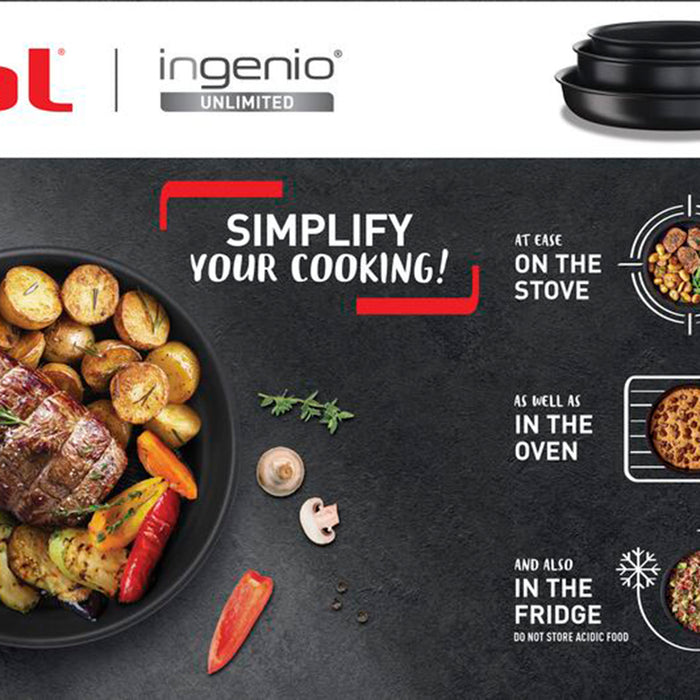 Tefal Ingenio Unlimited Pannenset - Set van 4