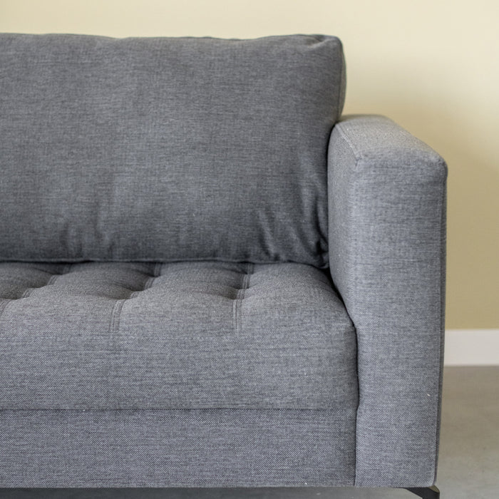 MOOS River Hoekbank Links - Donkergrijs