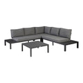 WOOOD La Vida Loungeset - Aluminium/Antraciet