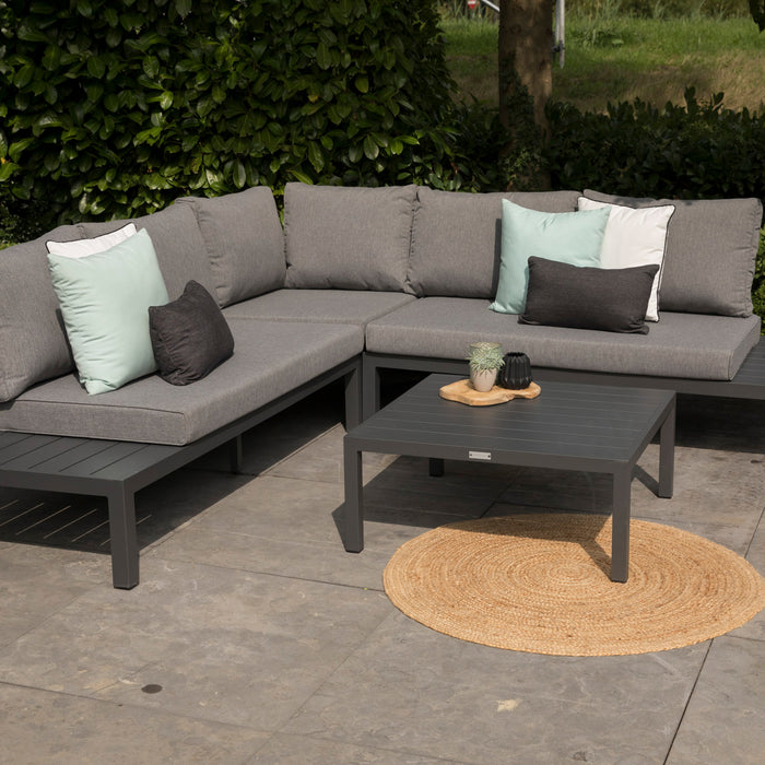 WOOOD La Vida Loungeset - Aluminium/Antraciet
