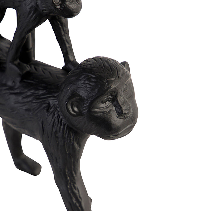 QAZQA Tafellamp animal - Zwart - Landelijk - L 205mm