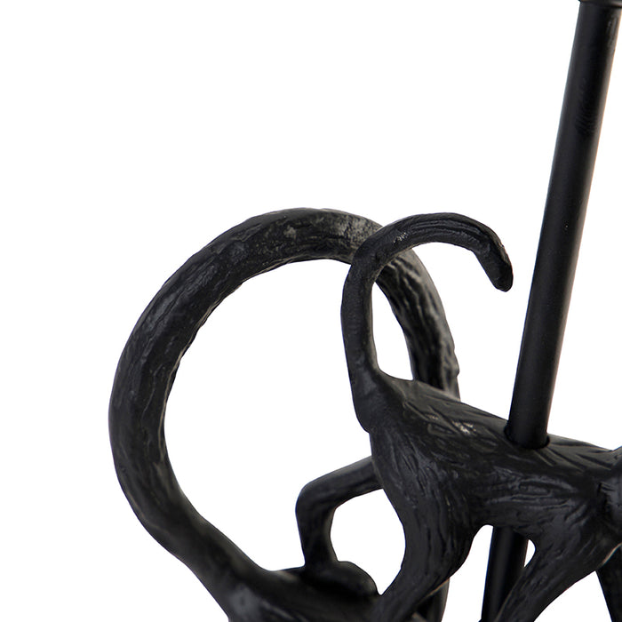 QAZQA Tafellamp animal - Zwart - Landelijk - L 205mm