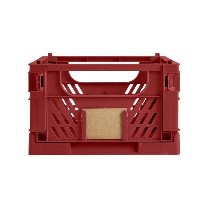 Lisomme Luuk opvouwbaar krat rood - 25 x 16,5 cm