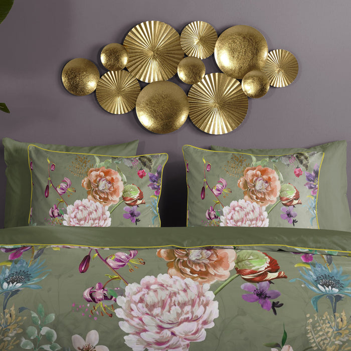 Descano Organic Parma Dekbedovertrek 240 x 220 cm - Olijfgroen