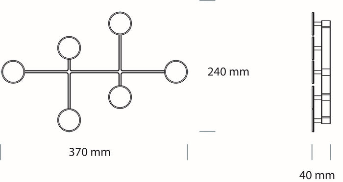 Menu Afteroom Wandkapstok