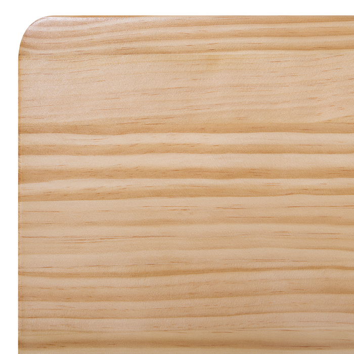 Beliani-ROYAN-Tweepersoonsbed-Lichte houtkleur-140 x 200 cm-Dennenhout