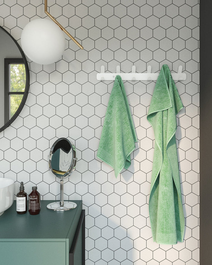 Gorillz Tiddly Kapstok - 12 Haken - Metaal - Wit