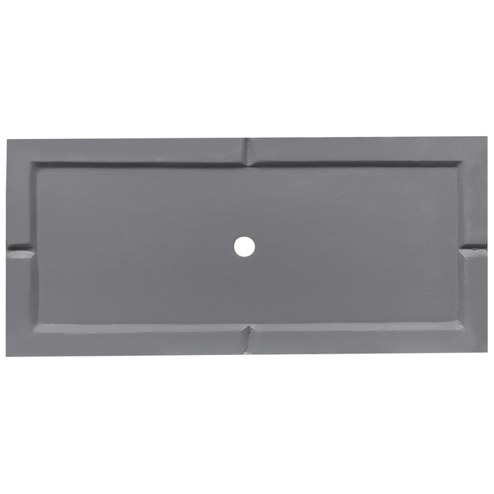 Beliani - MYRA - Plantenbak - Grijs - 80 cm - Klei-vezelmengsel