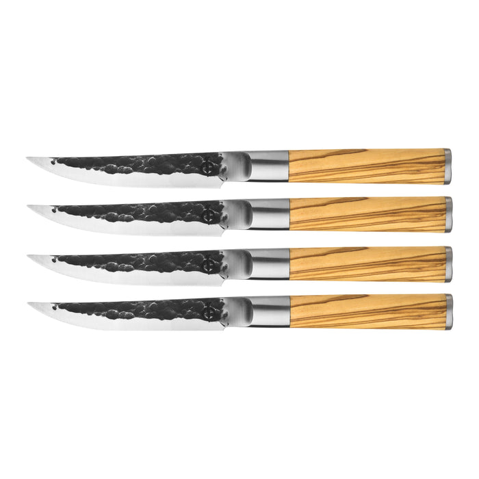 Forged Olive Forged Steakmessen 4 st.