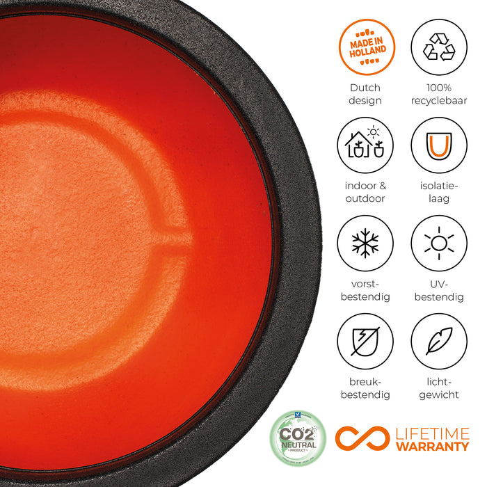 Capi Europe Urban Smooth Egg Planter Bloempot 35 cm