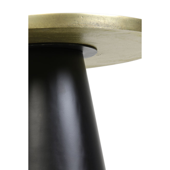 Light & Living Salontafel Popeta - Antiek Brons|Zwart - Ø60cm