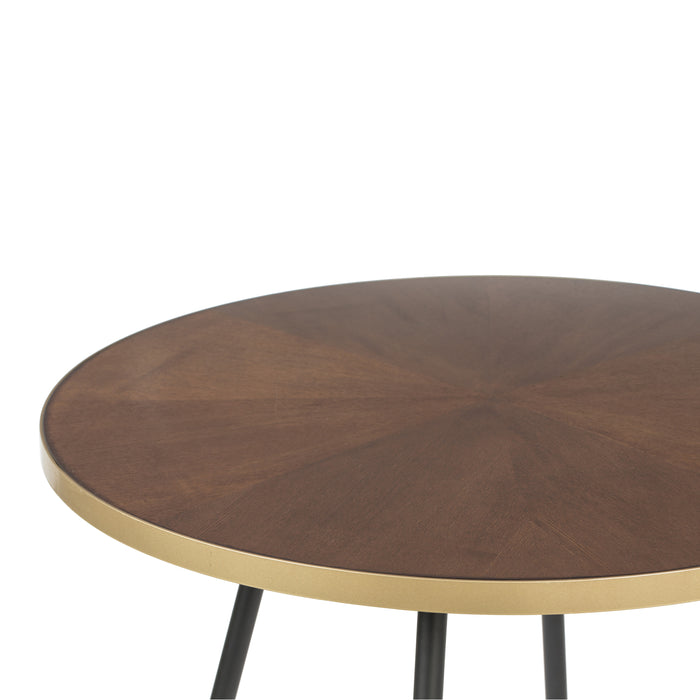 by fonQ Hendrix Eettafel - Ø 90 cm - Bruin