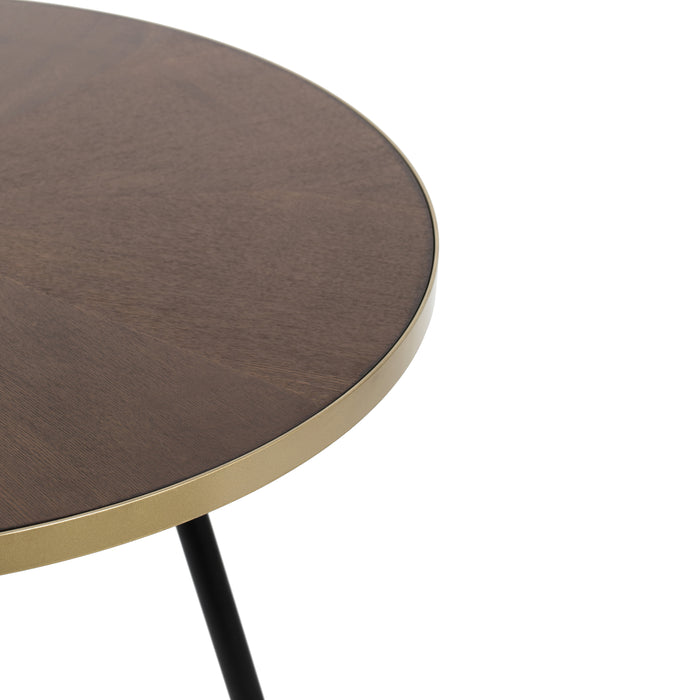 by fonQ Hendrix Eettafel - Ø 90 cm - Bruin