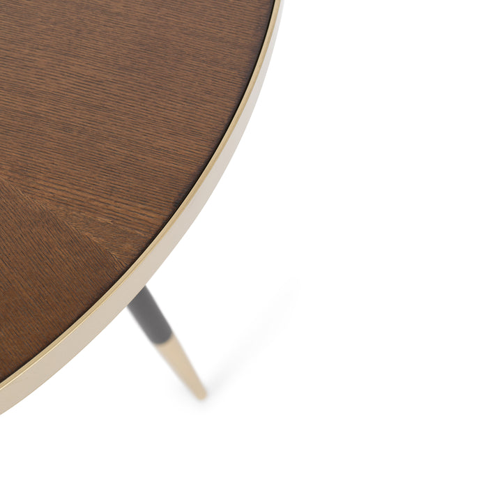 by fonQ Hendrix Eettafel - Ø 90 cm - Bruin