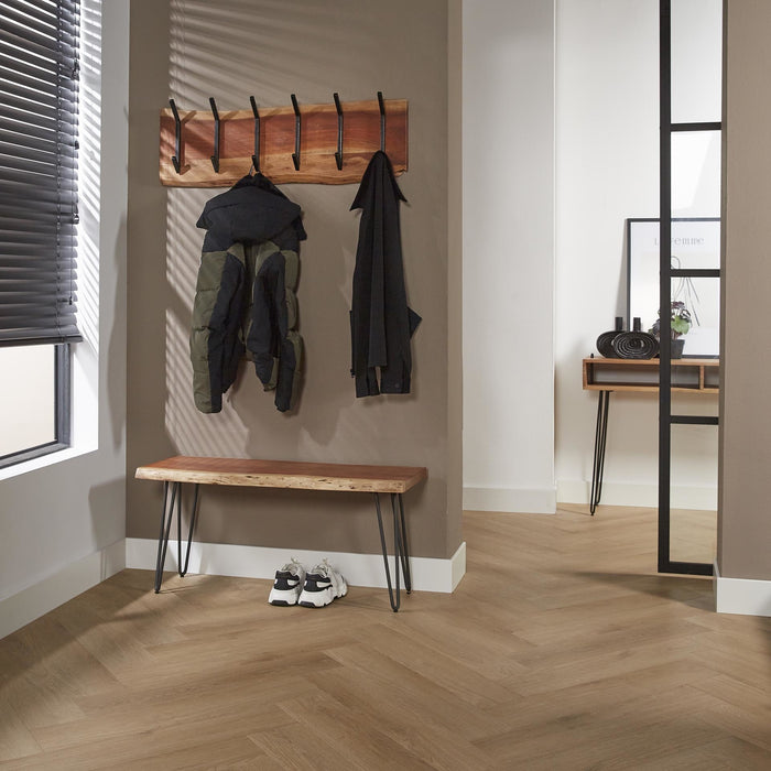 LT-Luce Kapstok Edge 2x6 Haaks Acacia Naturel 100cm