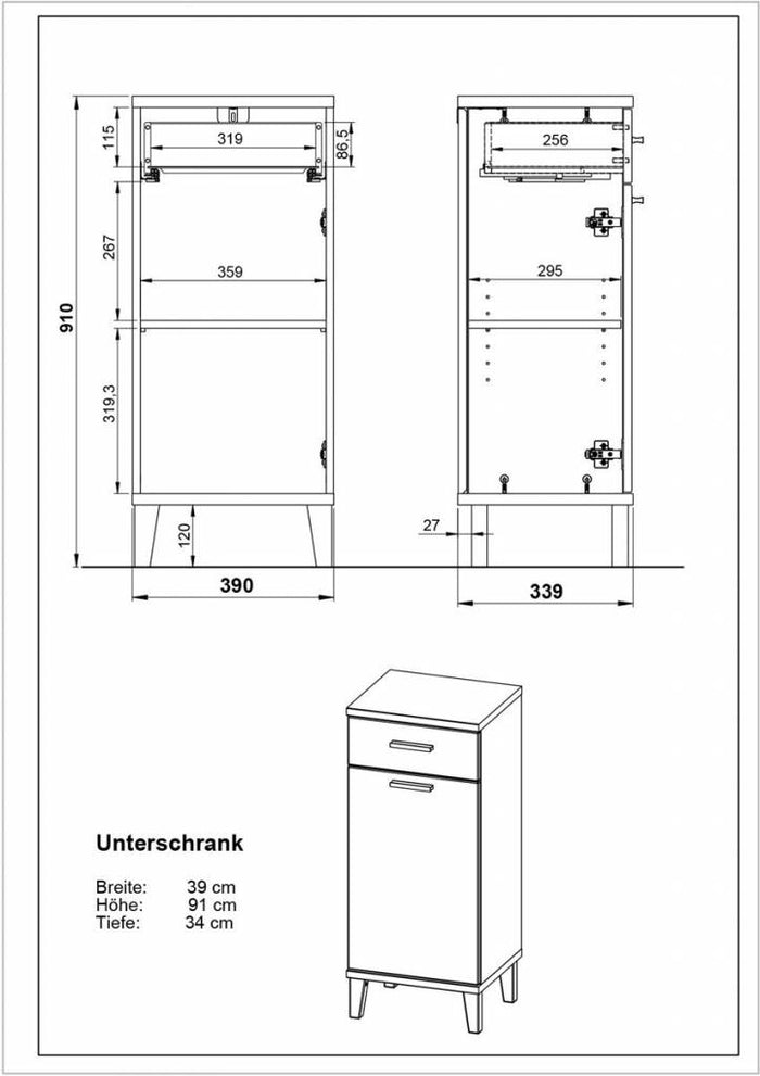 Germania Tropea Badkamerkast Medium