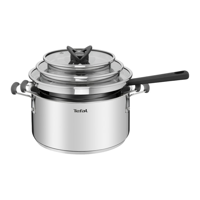 Tefal Opti'Space Pannenset - Set van 3