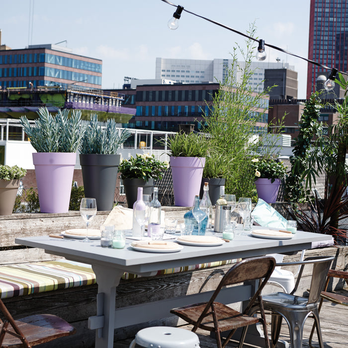 Elho Loft Urban Round High Bloempot 35 cm Antraciet