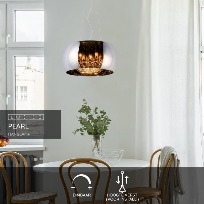 Lucide PEARL Hanglamp - Chroom