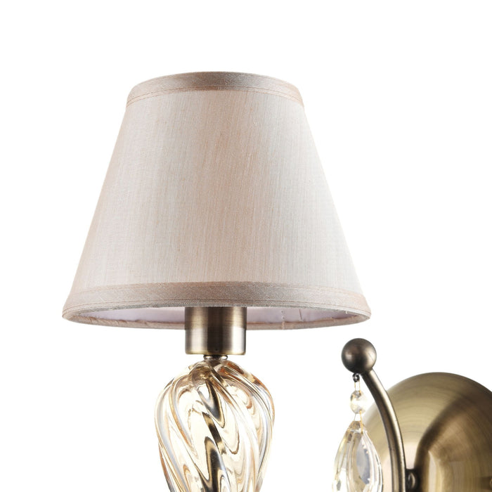 Maytoni - Wandlamp Murano Brons Ø 16 cm .