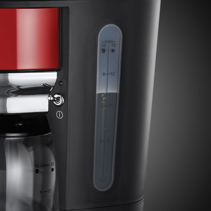 Russell Hobbs Retro Ribbon Red Filter Koffiezetapparaat
