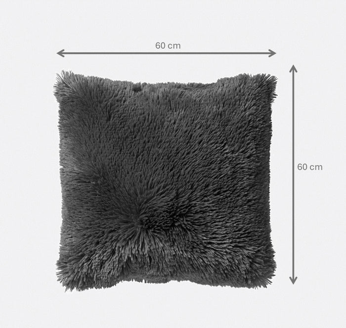 Dutch Decor sierkussen Fluffy - 60x60 cm Potters Clay