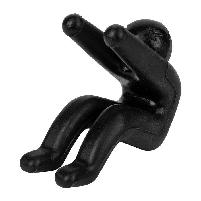 Krumble Pannendekselhouder - mannetje - Zwart