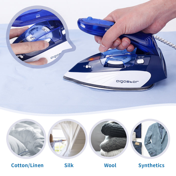 Aigostar Lucas-Stoomstrijkijzer Travel|Reisstrijkijzer-1100W
