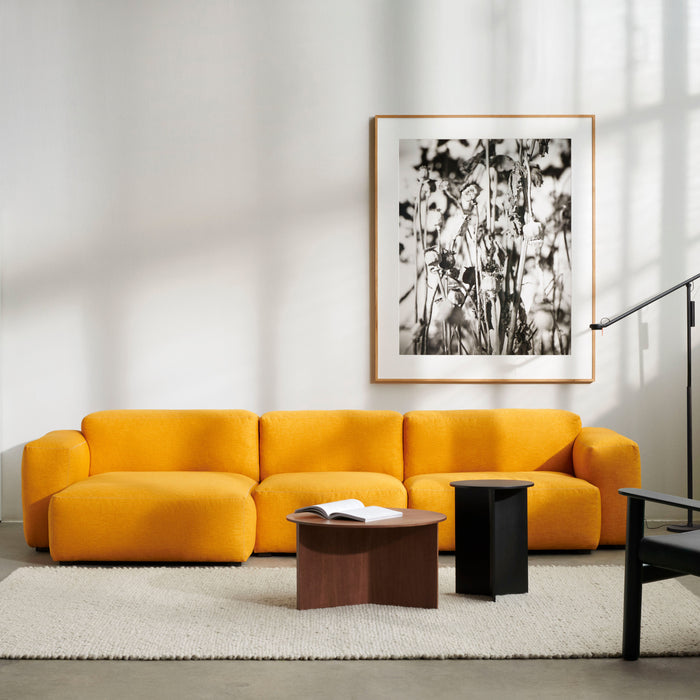 HAY Slit Table Wood Round Bijzettafel - Ø 35 cm - Zwart